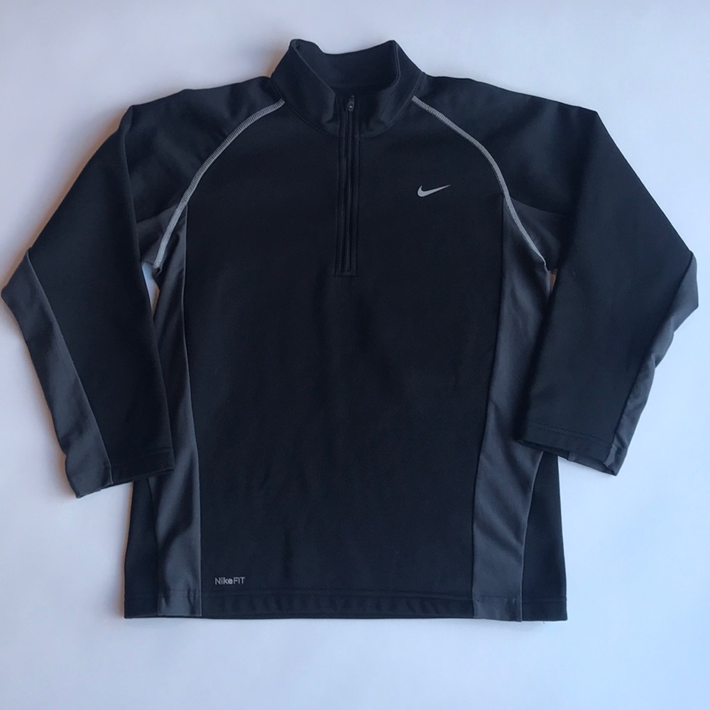 EUC Boys NikeFit half zip